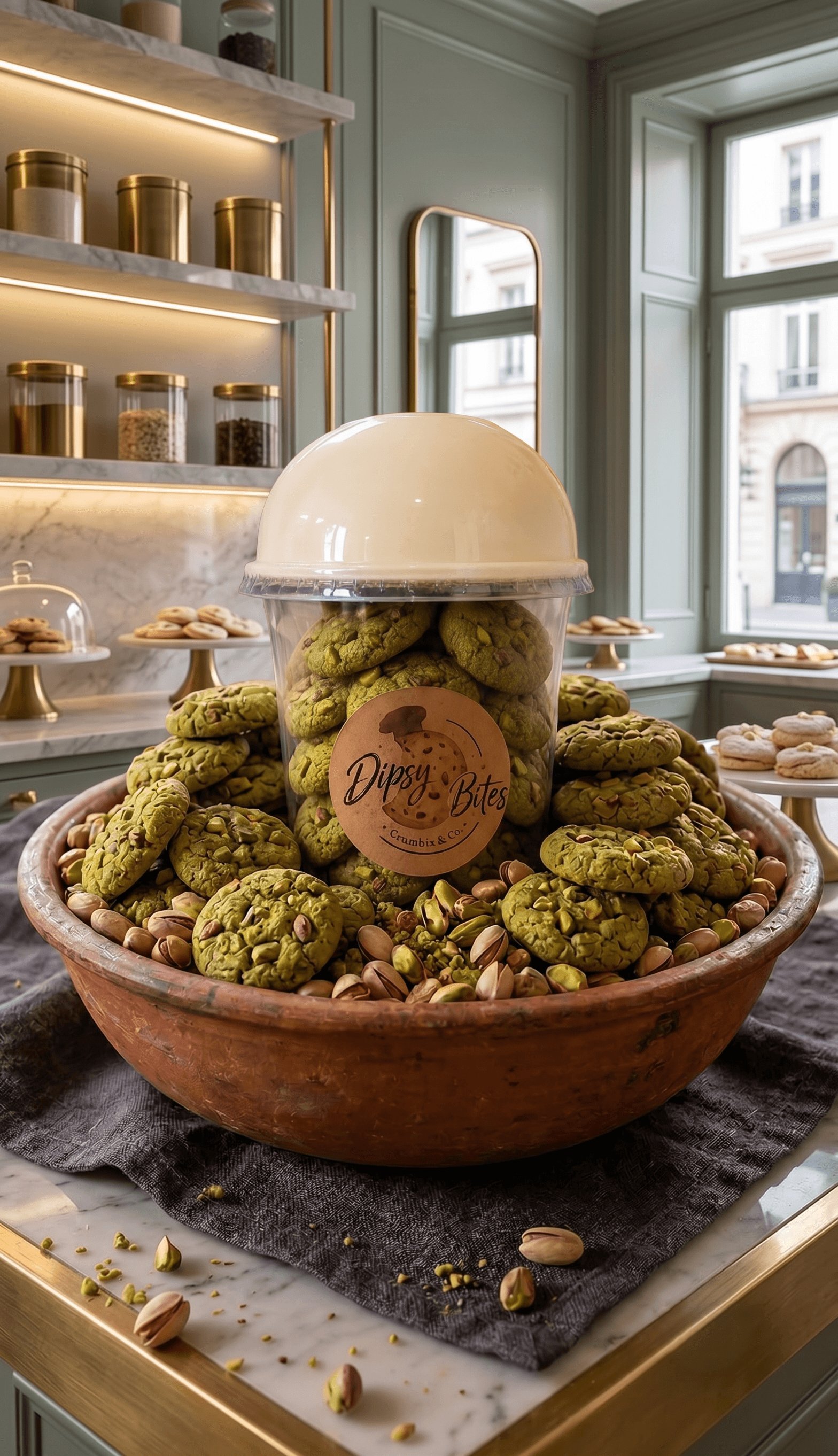 Pistachio Cloudy Bites